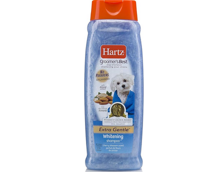 Hartz Groomer's Best Whitening Dog Shampoo, 18 Ounce Bottle