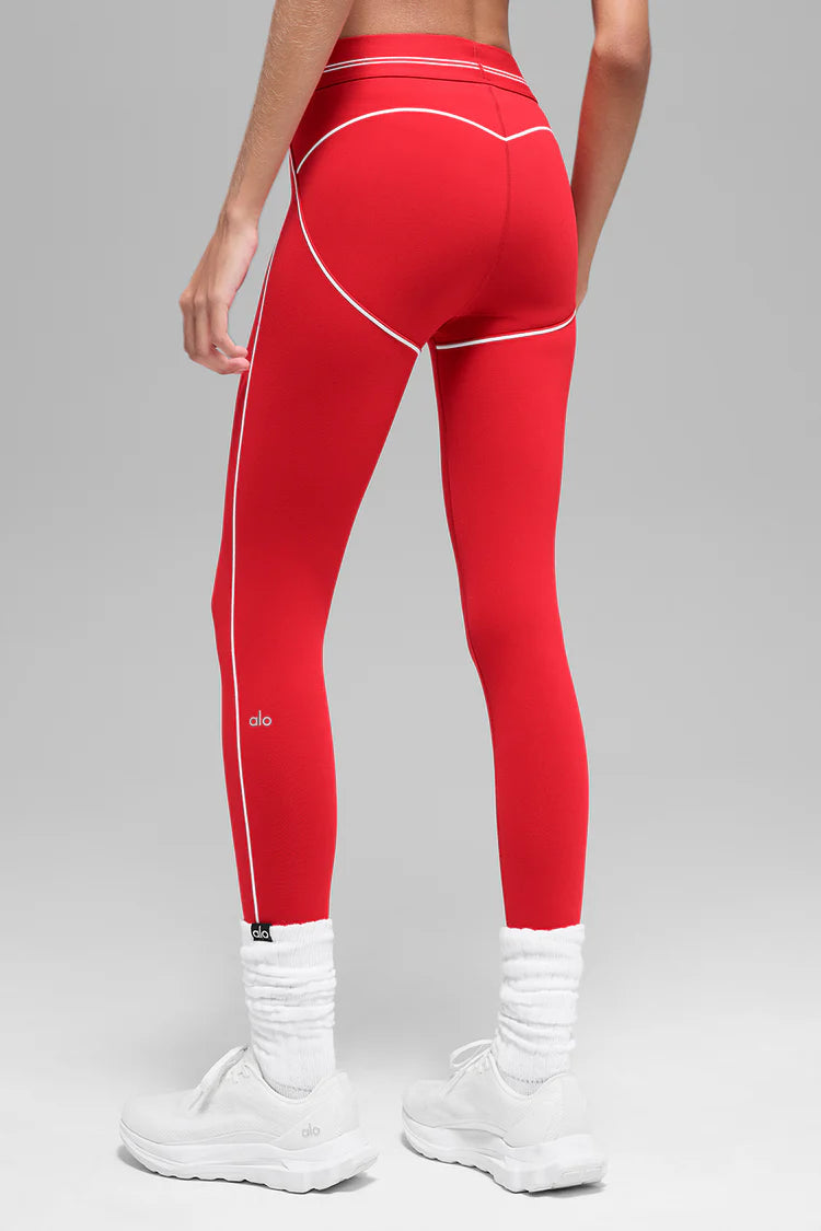 alo Airbrush High-Waist 7/8 Heart Throb Legging