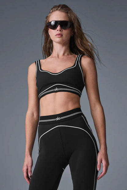 alo Airbrush Heart Throb Bra